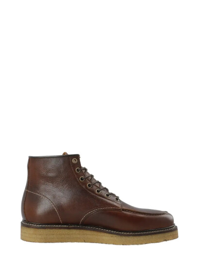 Bianco Biajesper Moc Toe Boot Waxed Leather - Brown - 46 Bianco Biajesper Moc Toe Boot Waxed Leather - Brown - 46