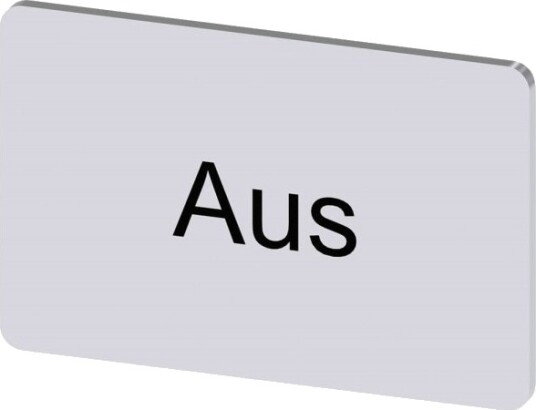 Siemens 3Su1900 0Ad81 0Ac0 3Su19000ad810ac0 Merkeskilt 10 Stk