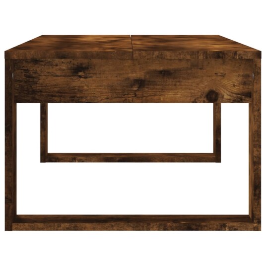 vidaXL Salongbord røkt eik 102x50x35 cm konstruert tre vidaXL Salongbord røkt eik 102x50x35 cm konstruert tre