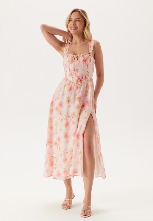 Bardot Esra Printed Midi Dress 141309 Pink Floral 34(UK6)