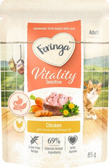 Feringa våtfôr Vitality Sensitive Sensitive Kylling 12 x 85 g