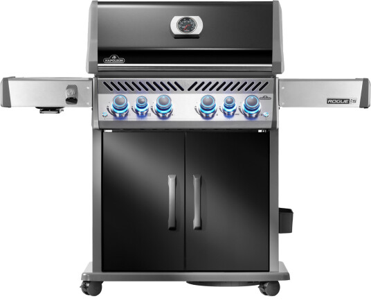 Rogue PRO-S 525 svart gassgrill med infrarød sidebrenner