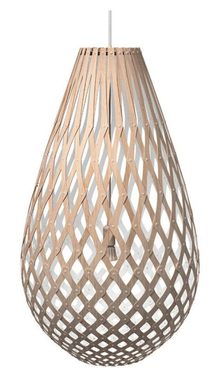 David Trubridge Koura Pendel H120 1 Side Hvit