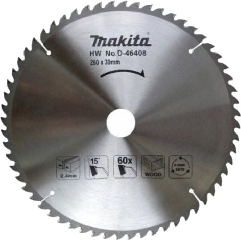 Treblad 260X30mm Z60 [D-46408]