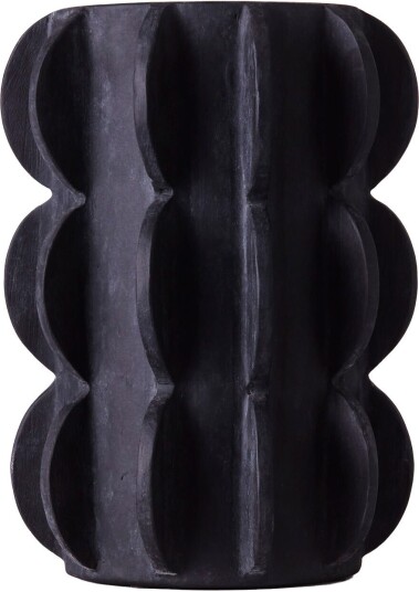 Dusty Deco Dd Arcissimo Vase Large Black Vaser Edin & Lina Kjellvertz Svart