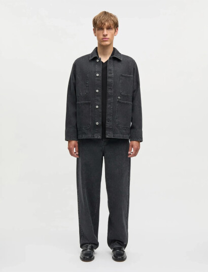 Mads Nørgaard Arizona Black Denim Chore Jacket Black S Mads Nørgaard Arizona Black Denim Chore Jacket Black S