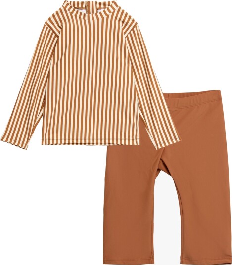 Nordbjørn Almö UV Sett Brown Stripe 98 104