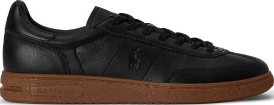 Polo Ralph Lauren Bedford Leather Sneaker - BLACK - 40