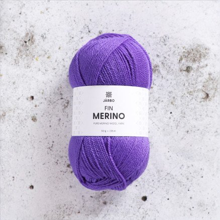 Svarta Fåret Fine Merino Garn 307 Lilla Alium Svarta Fåret Fine Merino Garn 307 Lilla Alium