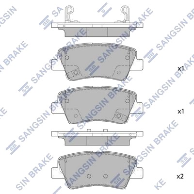Hi Q SP1845 Bremseklosser