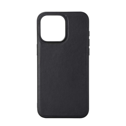 BUFFALO Backcover Leather Mag Series iPhone 15 Pro Max Black
