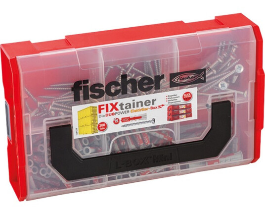 Fischer DuoPower FIXtainer Pluggsett 300 Deler