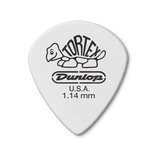 Dunlop Tortex Hvit Jazz III 1.14mm 12 Pick Pack
