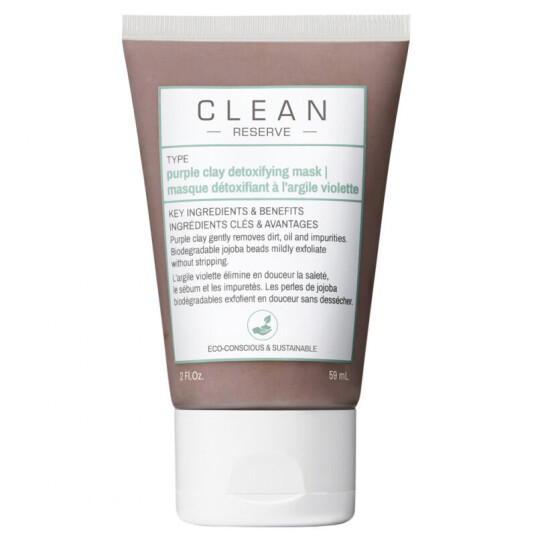 Clean Reserve PURple Clay Detoxifying Face Mask 59 ml