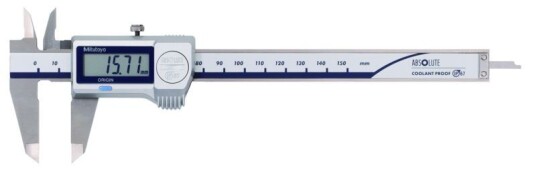 Mitutoyo Absolute Digimatic Skjutmått 500-727-20 Coolantproof 0-150mm, 0,01mm Hårdmetallbel. Skänklar, Plan Sticka, Ip67, Datautgång Mitutoyo Absolute Digimatic Skjutmått 500-727-20 Coolantproof 0-150mm, 0,01mm Hårdmetallbel. Skänklar, Plan Sticka, Ip67, Datautgång