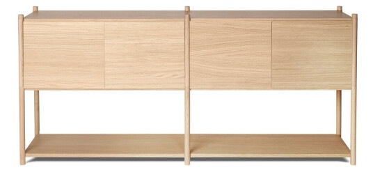 Gejst Sceene bookcase H Lys eik