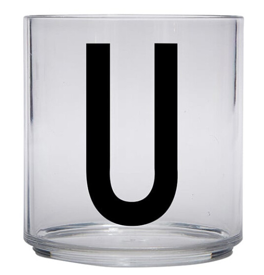 Design Letters Kids glass U