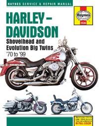 Harley-Davidson Shovelhead & Evolution Big Twins (70-99) Haynes Repair Manual Av Haynes Publishing