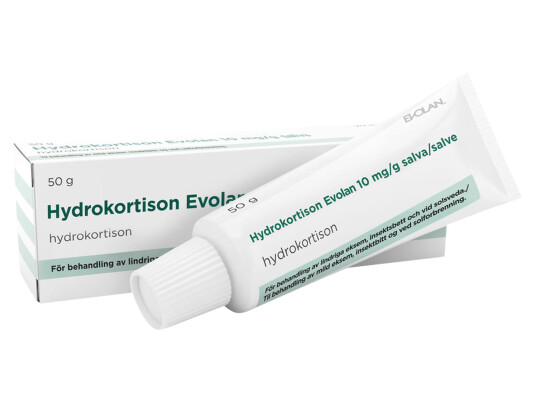 Hydrokortison Evolan salve 10mg/g, 50 gram Hydrokortison Evolan salve 10mg/g, 50 gram