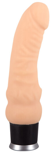 You2Toys Nature Skin Real Vibe vibrerende dildo 19 cm   - Beige