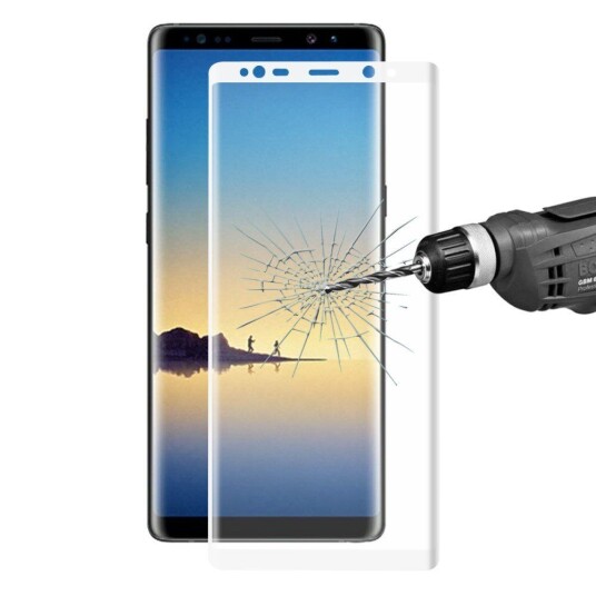 Hat Prince Samsung Galaxy Note 8 HAT PRINCE Herdet Glass Skjermfilm (full-size med kurver) - Hvit Hat Prince Samsung Galaxy Note 8 HAT PRINCE Herdet Glass Skjermfilm (full-size med kurver) - Hvit