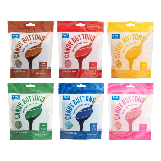 PME Candy Buttons   Limegrønn