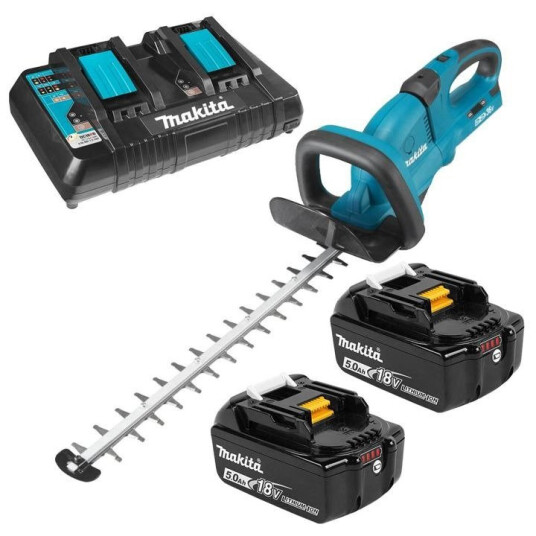 Makita DUH551 Hekksaks - 55 cm, 2x18V Li-Ion - Sort/Gr??nn Makita DUH551 Hekksaks - 55 cm, 2x18V Li-Ion - Sort/Gr??nn