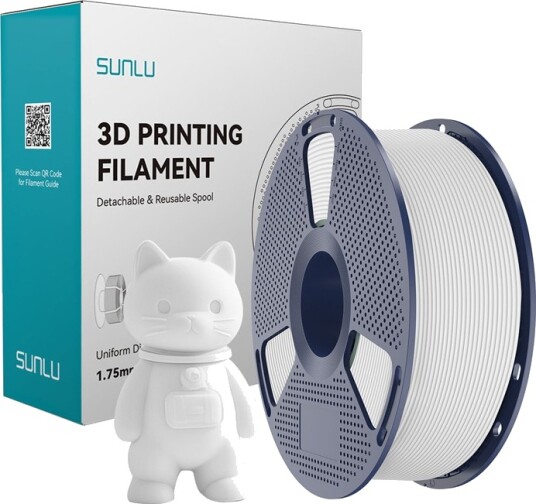 Sunlu Pla Matte Filament (Hvit)