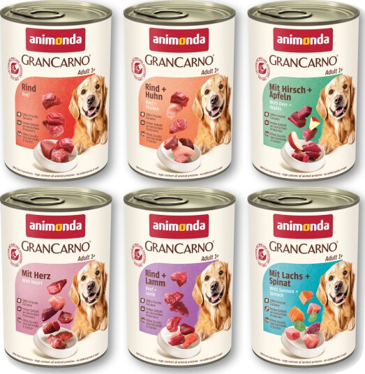 Animonda Grancarno Våtfôr Original Blandet Pakke 6 Sorter 24 X 400 G