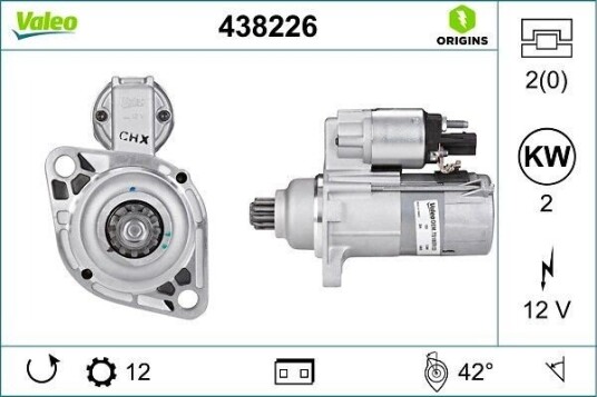 VALEO 438226 Starter VALEO 438226 Starter