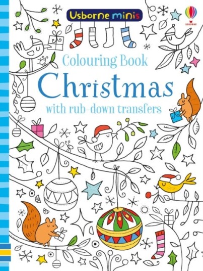 Colouring Book Christmas with rubdown transfers Colouring Book Christmas with rubdown transfers