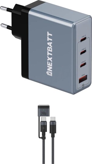 Hurtiglader 100W + USB-C-kabel for MacBook Pro og Air Magsafe 3 T-type