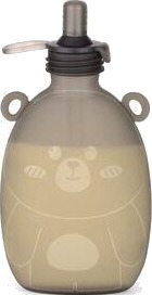 Haakaa Happii Bear Silicone Goody Pouch 500 ml Grey 1 stk. Haakaa Happii Bear Silicone Goody Pouch 500 ml Grey 1 stk.