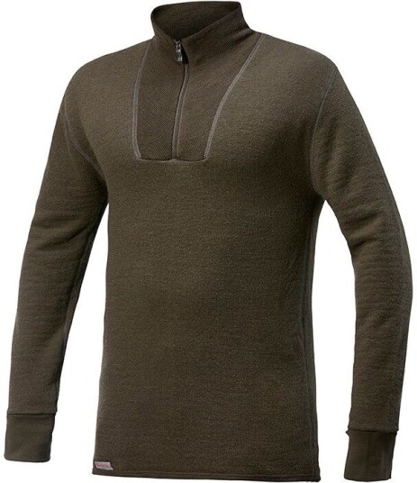 Woolpower Zip Turtleneck 400 Pine Green XXS Woolpower Zip Turtleneck 400 Pine Green XXS