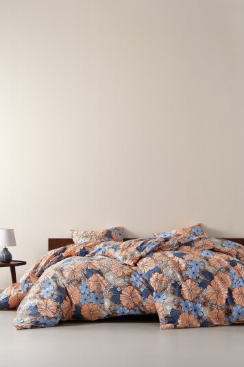 Jotex Bold Dynetrekksett Enkeltseng Brun/multi FIORI 21124880379