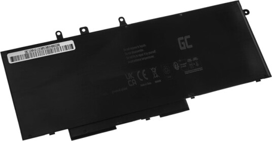 Green Cell Batteri Til Bærbar Pc Tilsvarer: Dell 93Ftf Dell Gjknx Litiumpolymer 4-Cellers 6000 Mah Svart DE128V2