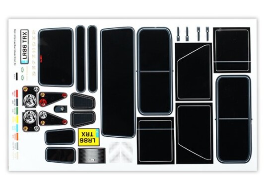 Traxxas 8012 Decal Sheet Land Rover Defender Traxxas 8012 Decal Sheet Land Rover Defender