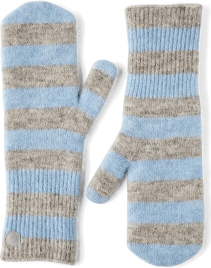 Hestra Moritz Stripe Mitt - LIGHT BLUE/GREY - 6