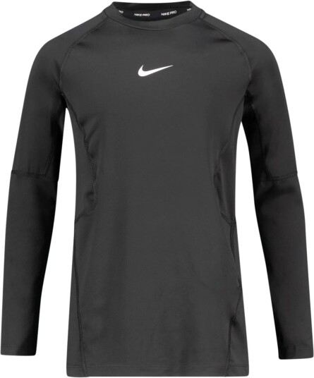 Nike Pro Big Dri-FIT treningsgenser junior BLACK/WHITE Nike Pro Big Dri-FIT treningsgenser junior BLACK/WHITE