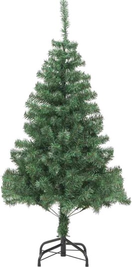 Juletre med 150 LED med stativ grønn 150 cm PVC