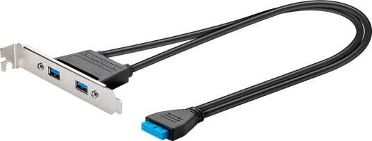 Goobay USB 3.0 panelkabel til PC 0.45m hovedkort