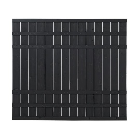 Levegg PLUS Rustik 180x158 cm Svart