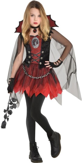 Kostyme Vampyrinne 4-6 år Kostyme Vampyrinne 4-6 år