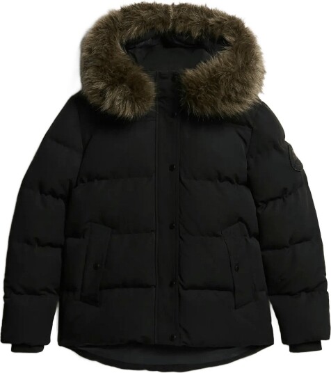 Superdry Everest 5 Baffle Puffer Jkt BLACK 10 Superdry Everest 5 Baffle Puffer Jkt BLACK 10