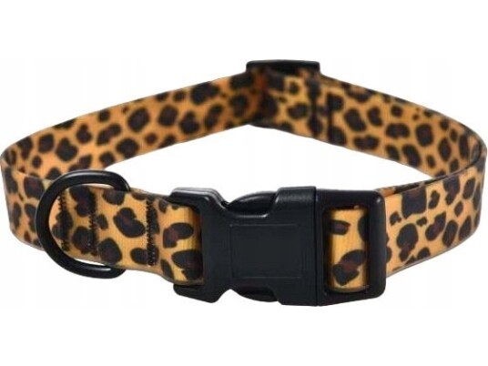 Barry King Vanntett Hundehalsbånd Pvc Leopardmønster 2X35-55Cm BK-17301