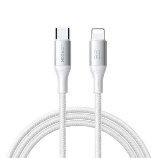 Joyroom S A28 Flash USB C to Lightning 30W 2m White S A28_CLW2