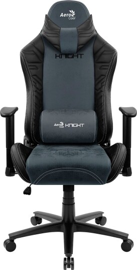 Aerocool Knight AeroSuede Gamingstol Steel Blue