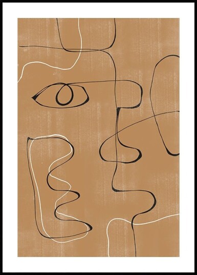 Whimsical Lines Plakat Plakat / 70x100cm Whimsical Lines Plakat Plakat / 70x100cm