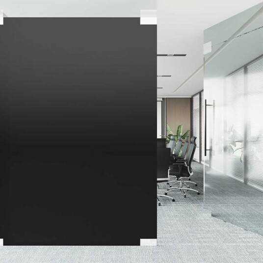 Statisk Vindusfilm Svart 45 x 500 cm PVC Statisk Vindusfilm Svart 45 x 500 cm PVC