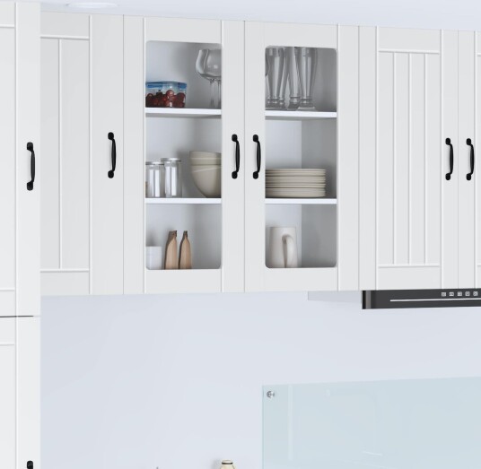 Kjøkkenskap Hvit 80 x 31 x 80 cm Konstruert tre Kjøkkenskap Hvit 80 x 31 x 80 cm Konstruert tre